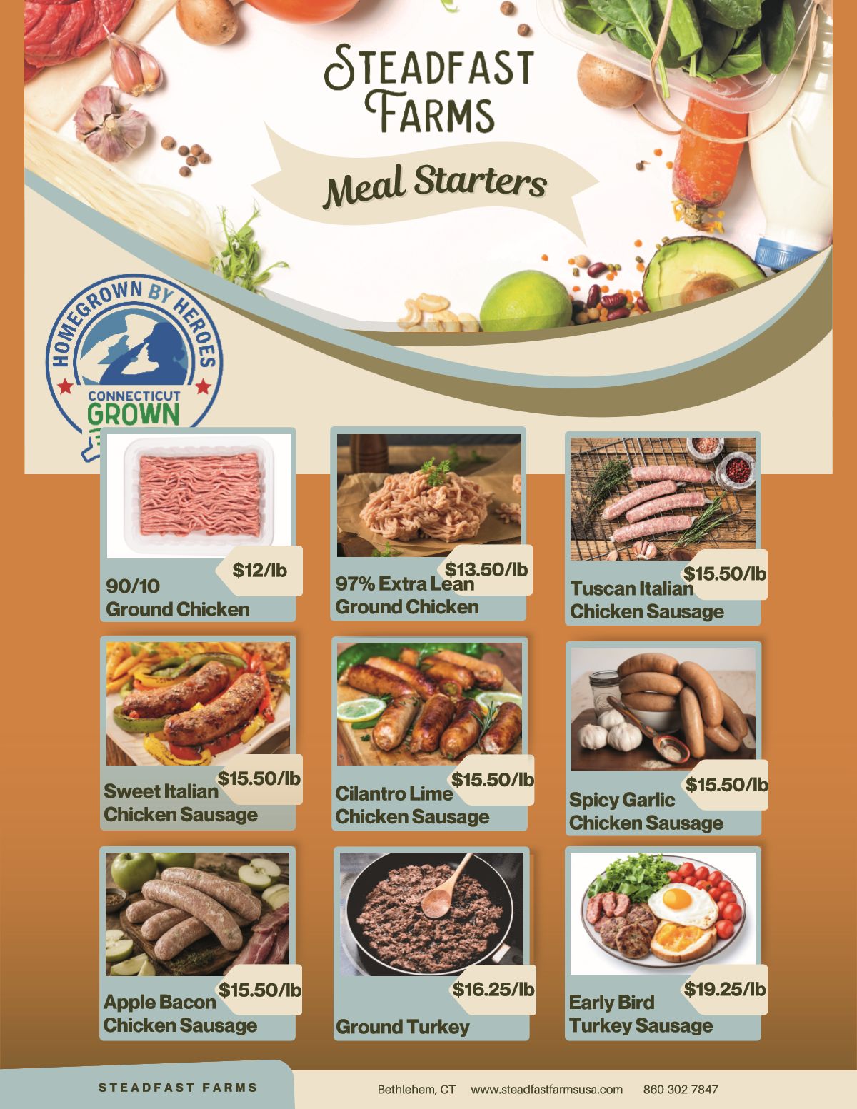 Steadfast Farms farmers market menu and pricing, page 2 of 5