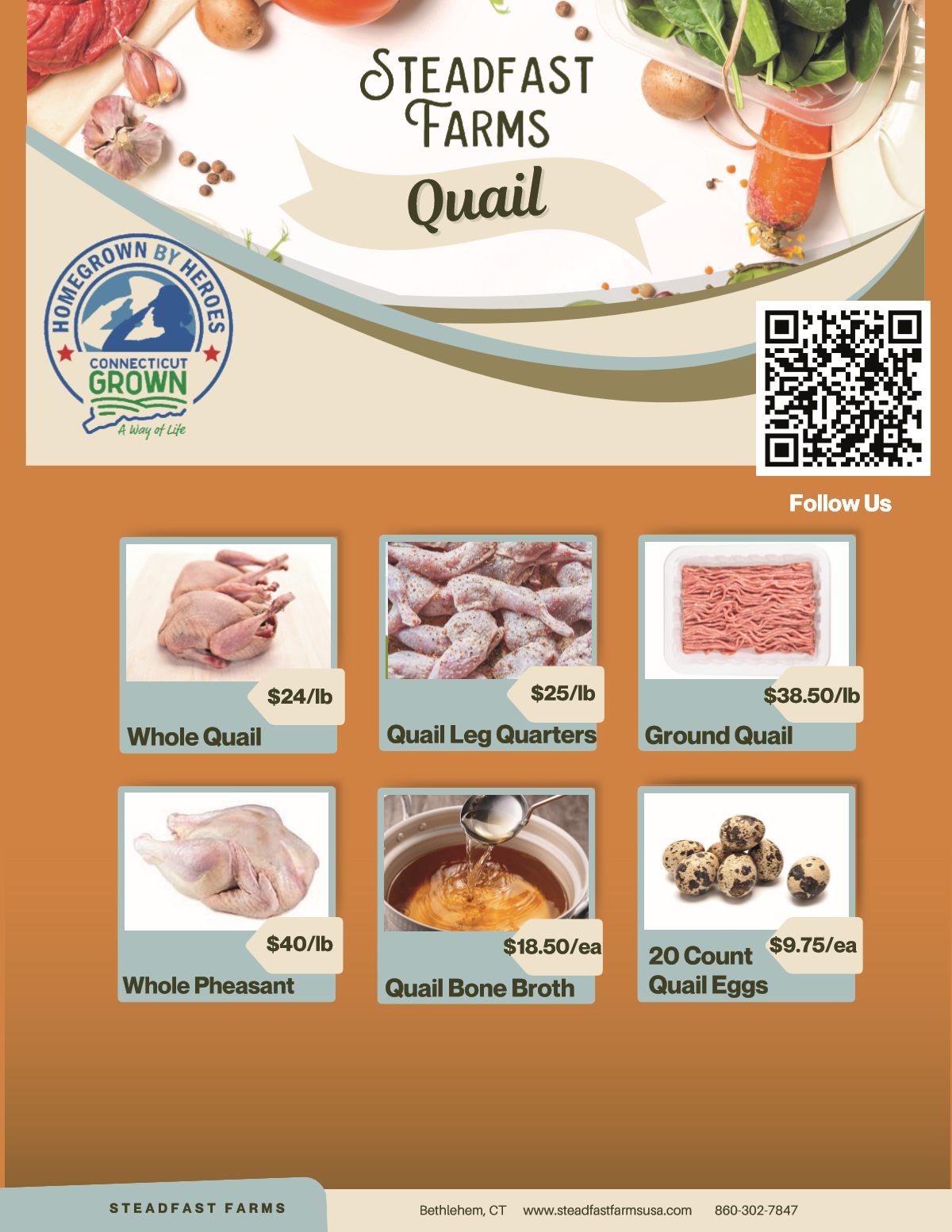 Steadfast Farms farmers market menu and pricing, page 3 of 5