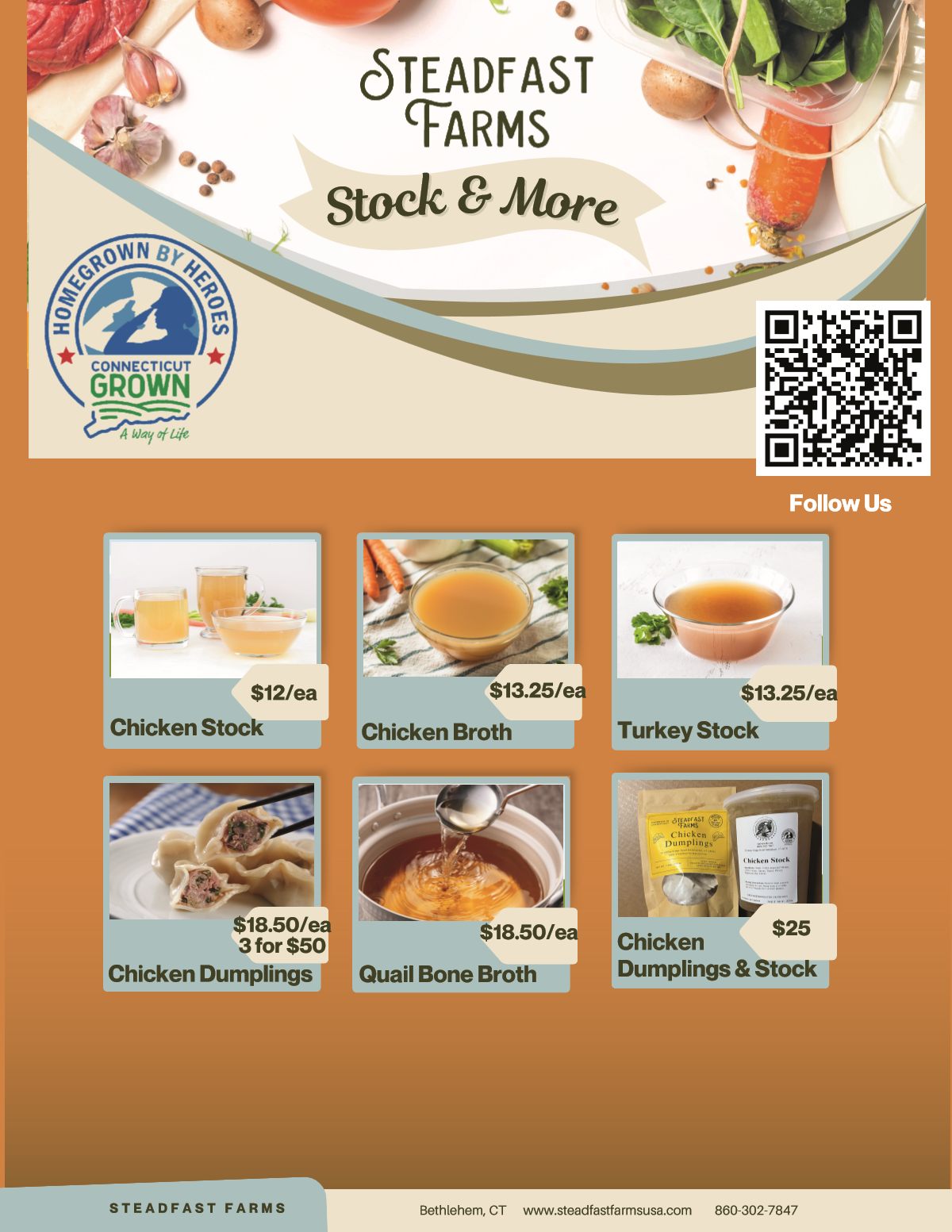 Steadfast Farms farmers market menu and pricing, page 5 of 5