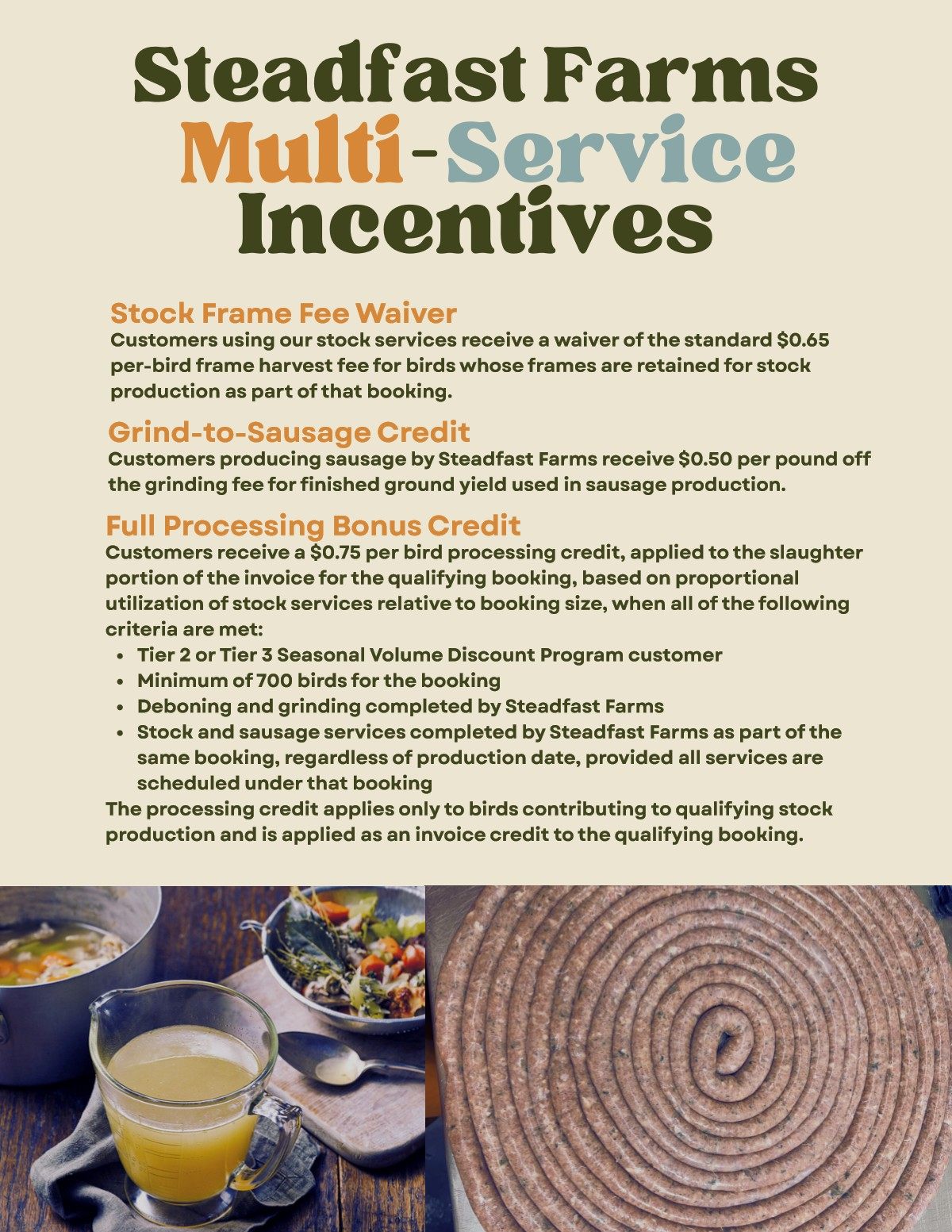 Steadfast Farms slaughter, processing and value added products guide, page 5 of 8
