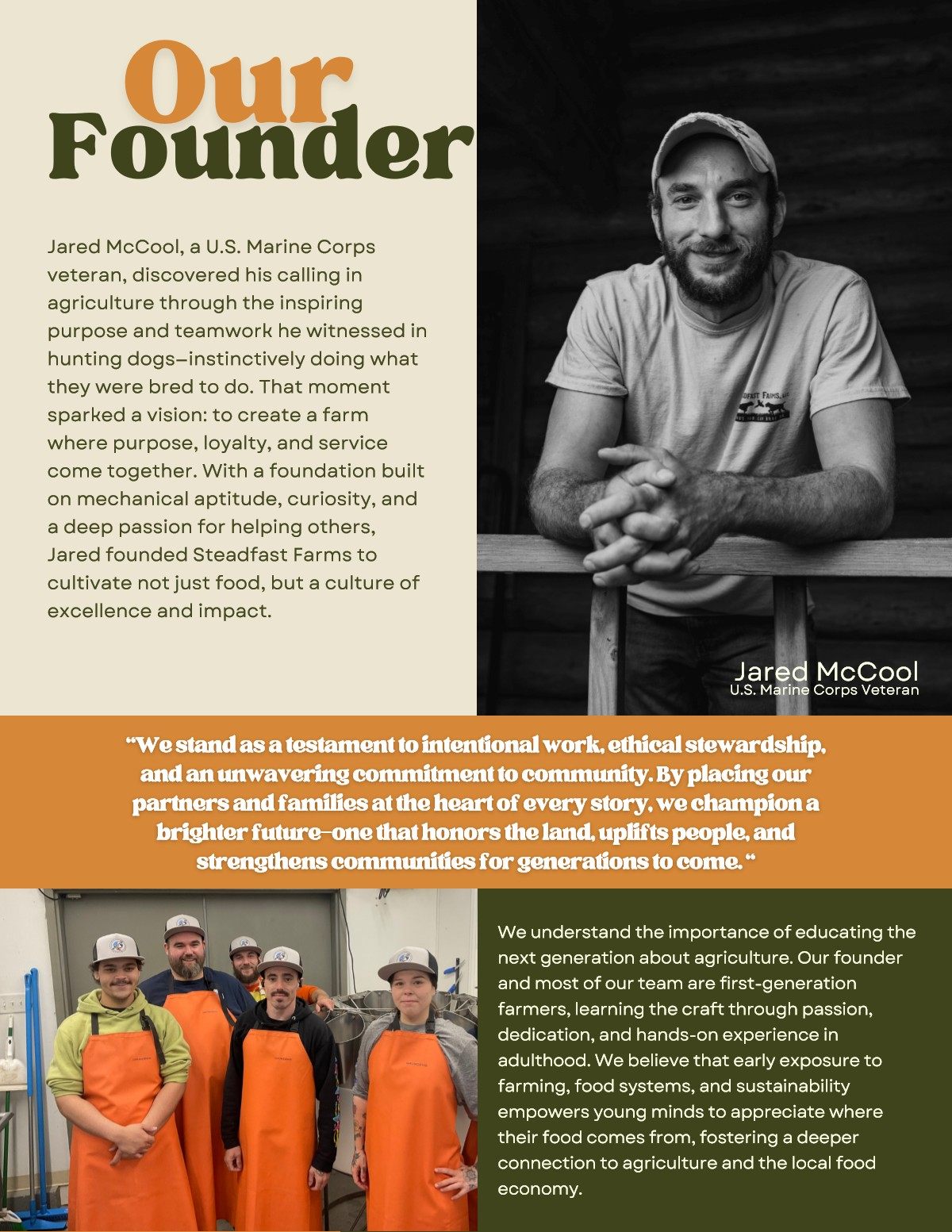 Steadfast Farms Farm2School guide, page 2 of 9