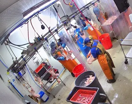 on the production floor