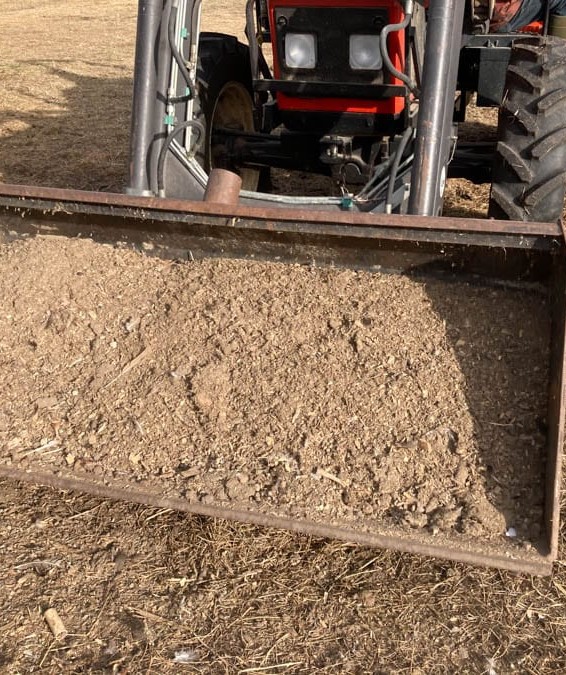 tractor with deep litter