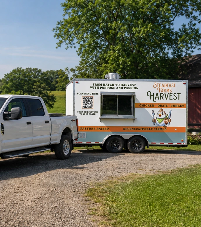 Steadfast Farms Harvest Food Trailer